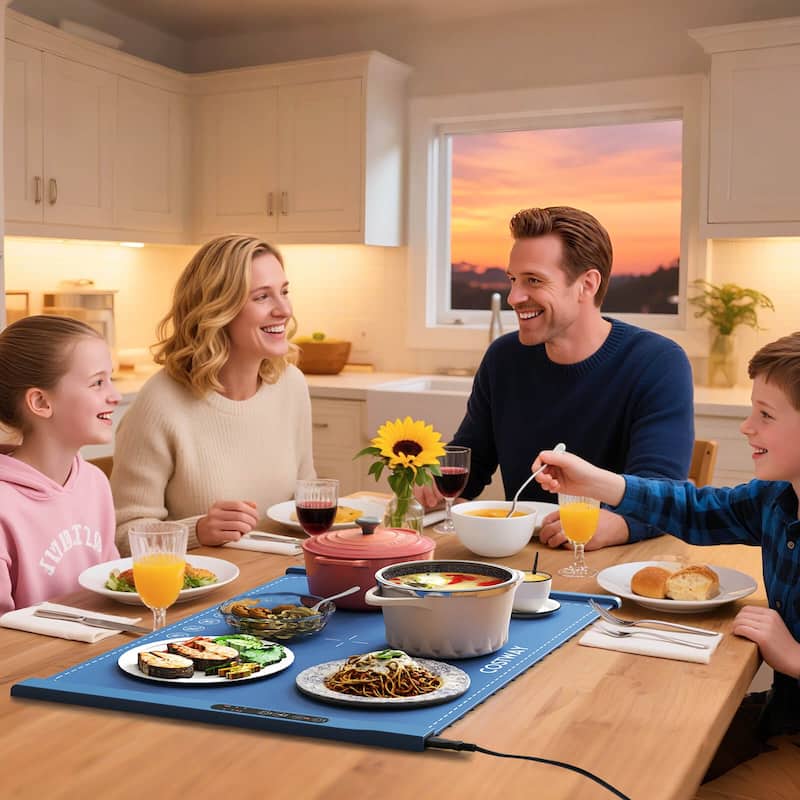 Costway Rollable & Portable Electric Warming Tray with Fasting Heating - See Details