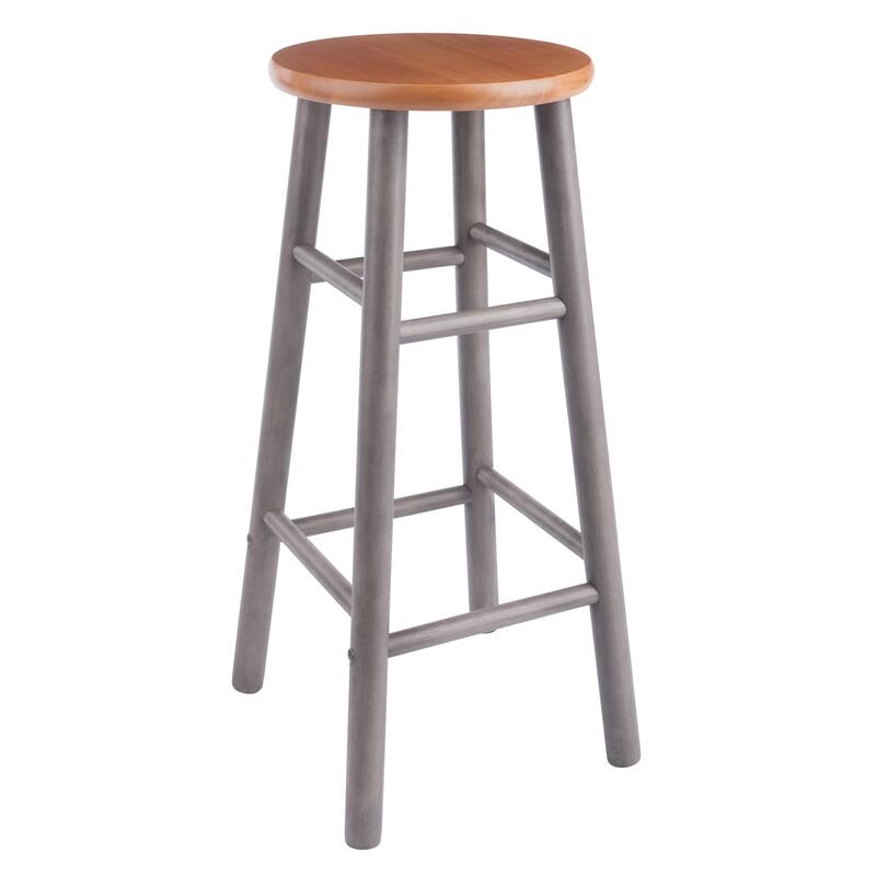 2-Pc Bar Stool Set - 12.99 x 12.99 x 24.41 inches