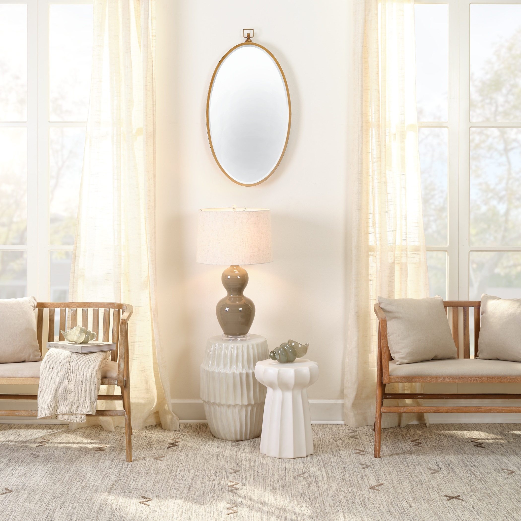Alden Decor Ellie Iron Mirror