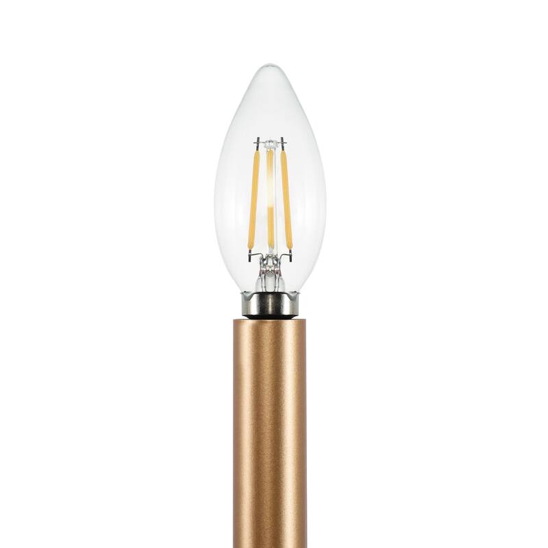 Modern Chandelier for Dining Room 8-Light Farmhouse Chandelier Lighting Fixtures Rustic Candle for Living Room Foyer Bedroom