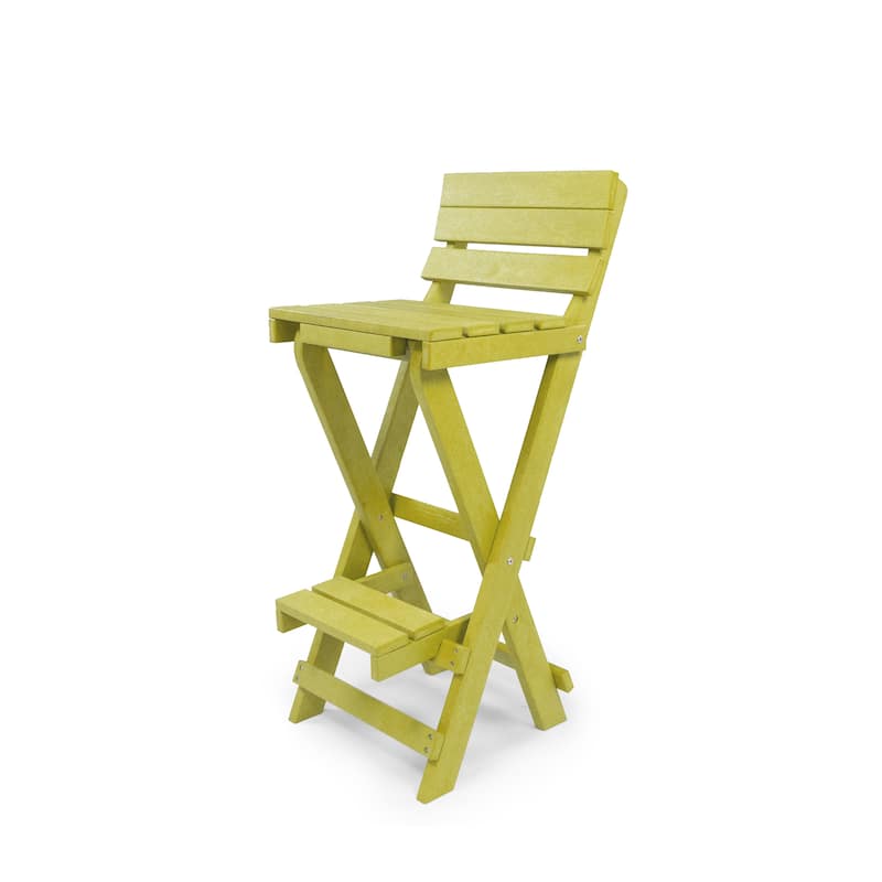 Key West Fully Assembled All-Weather Outdoor Folding Bar Set - 3-piece