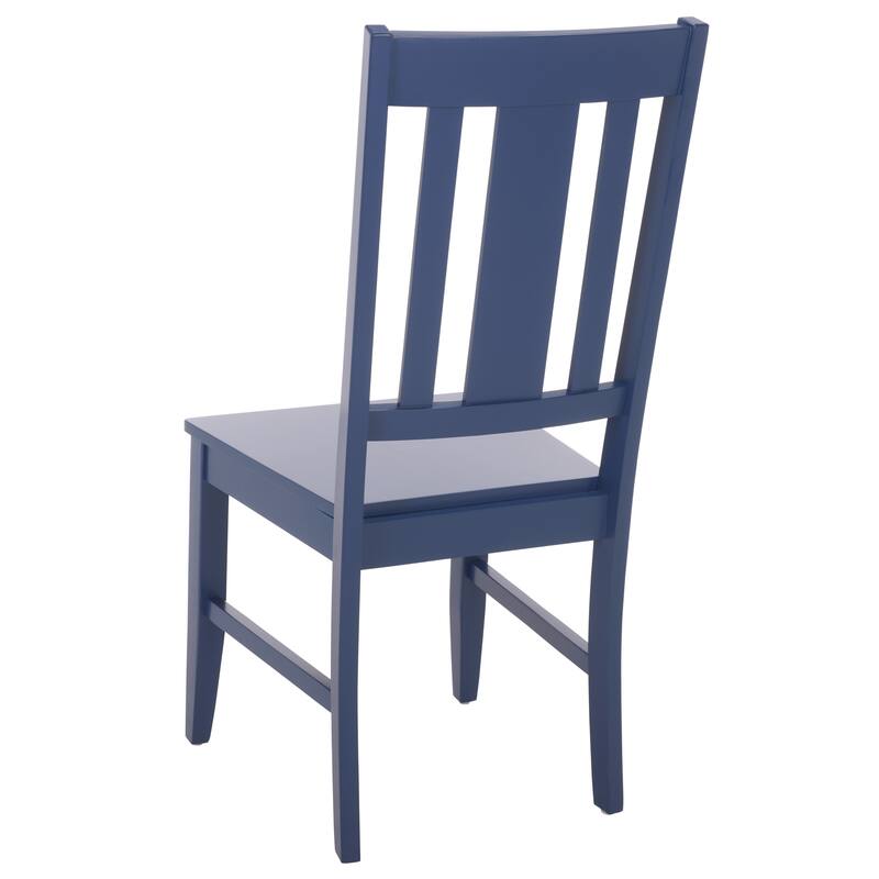 SAFAVIEH Home Roswitha Slat Back Side Chair - 18"W x 22"D x 39"H