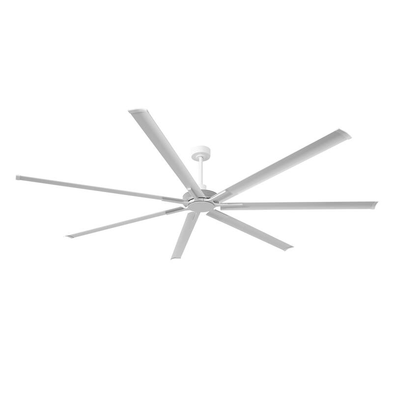 100" Indsutrial Black/ Silver Extra Larger Commercial Ceiling Fan with Remote - 100" Huge Fan