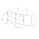 preview thumbnail 16 of 14, Middlebrook Saltor 60-inch Buffet Sideboard