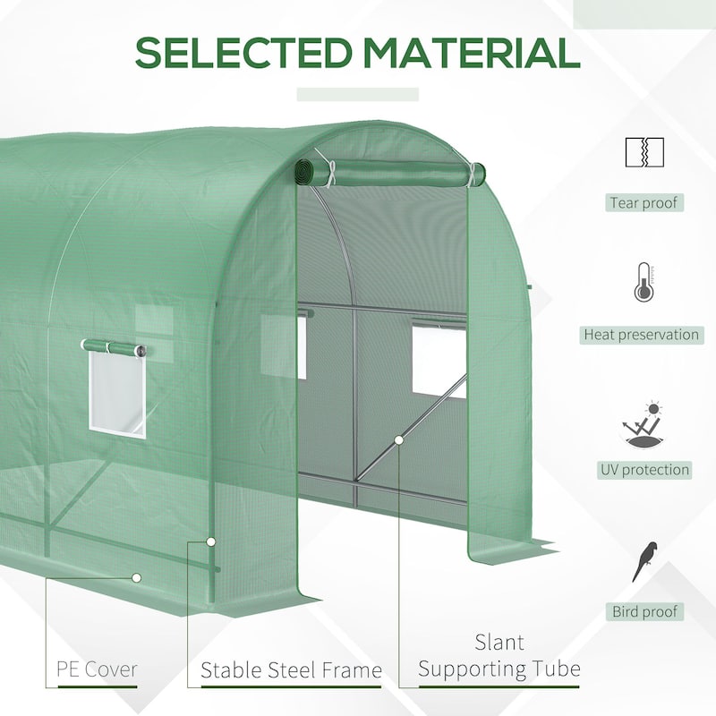 Walk-in Tunnel Greenhouse Hot House
