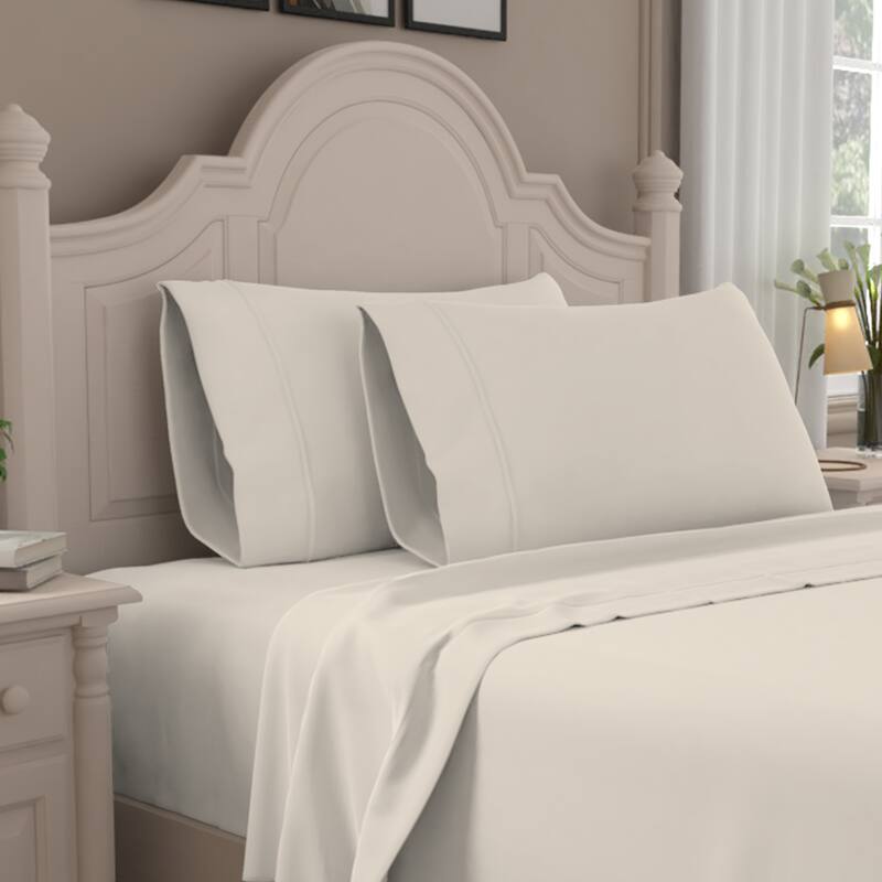 Purity Home 400TC 100% Cotton Cool & Crisp Pillowcase Set