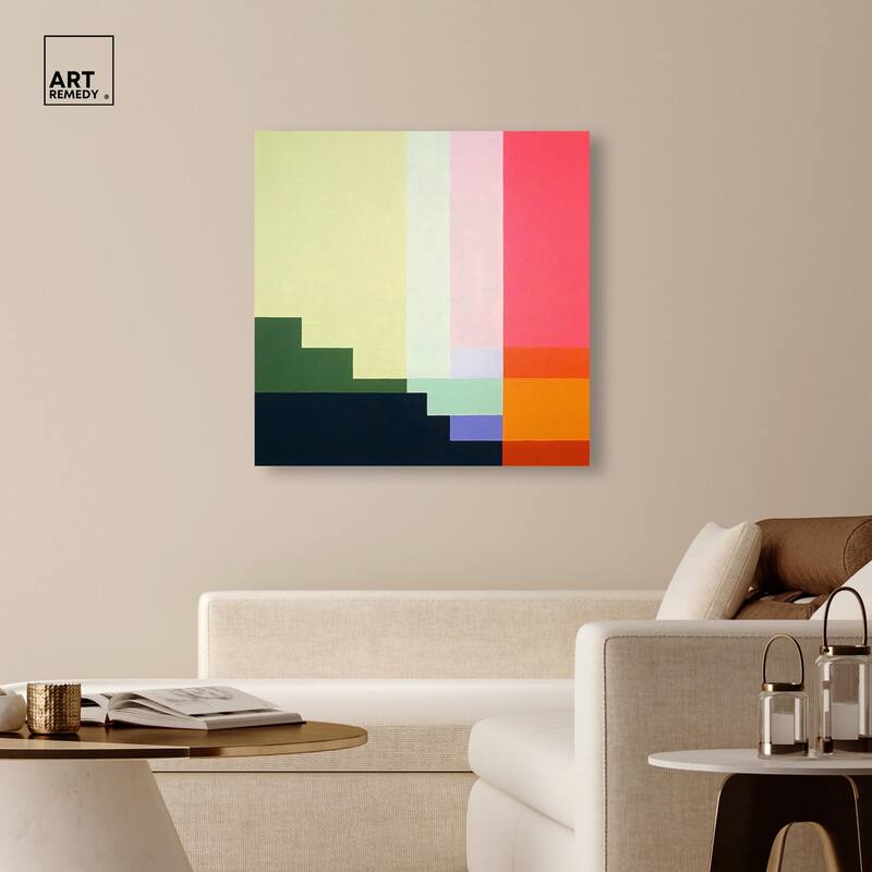 Rectilinear Rhapsody III Canvas by Art Remedy, Gallery Wrapped
