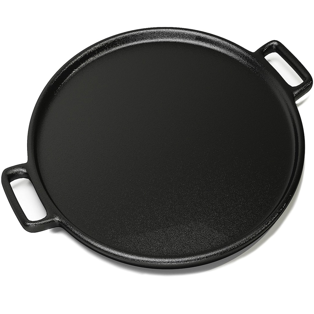 Cast Iron Pizza Pan-14 Inches Skillet for Cooking, Baking, Grilling-Durable by Home-Complete