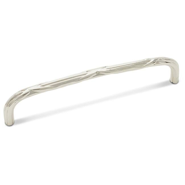 RK International CP 858 Lines and Crosses 8" Center to Center Solid - Polished Nickel