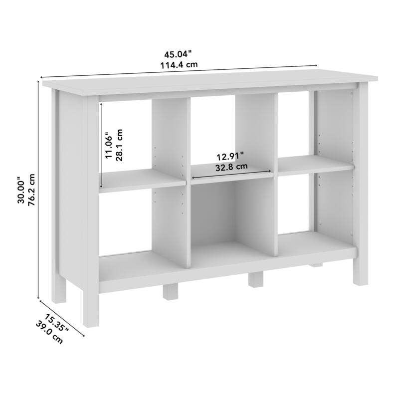Broadview 6 Cube Organizer by Bush Furniture