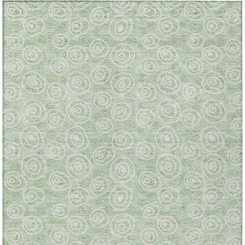 HomeRoots Geometric Transitional Rectangle Outdoor Rug