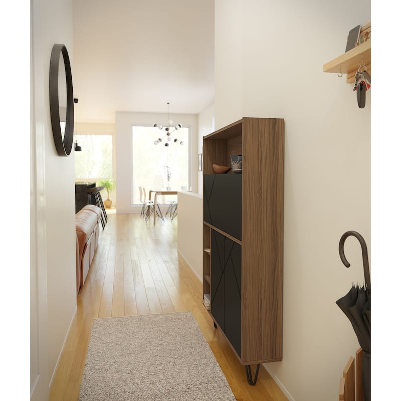 Nexera Slim Secretary Desk