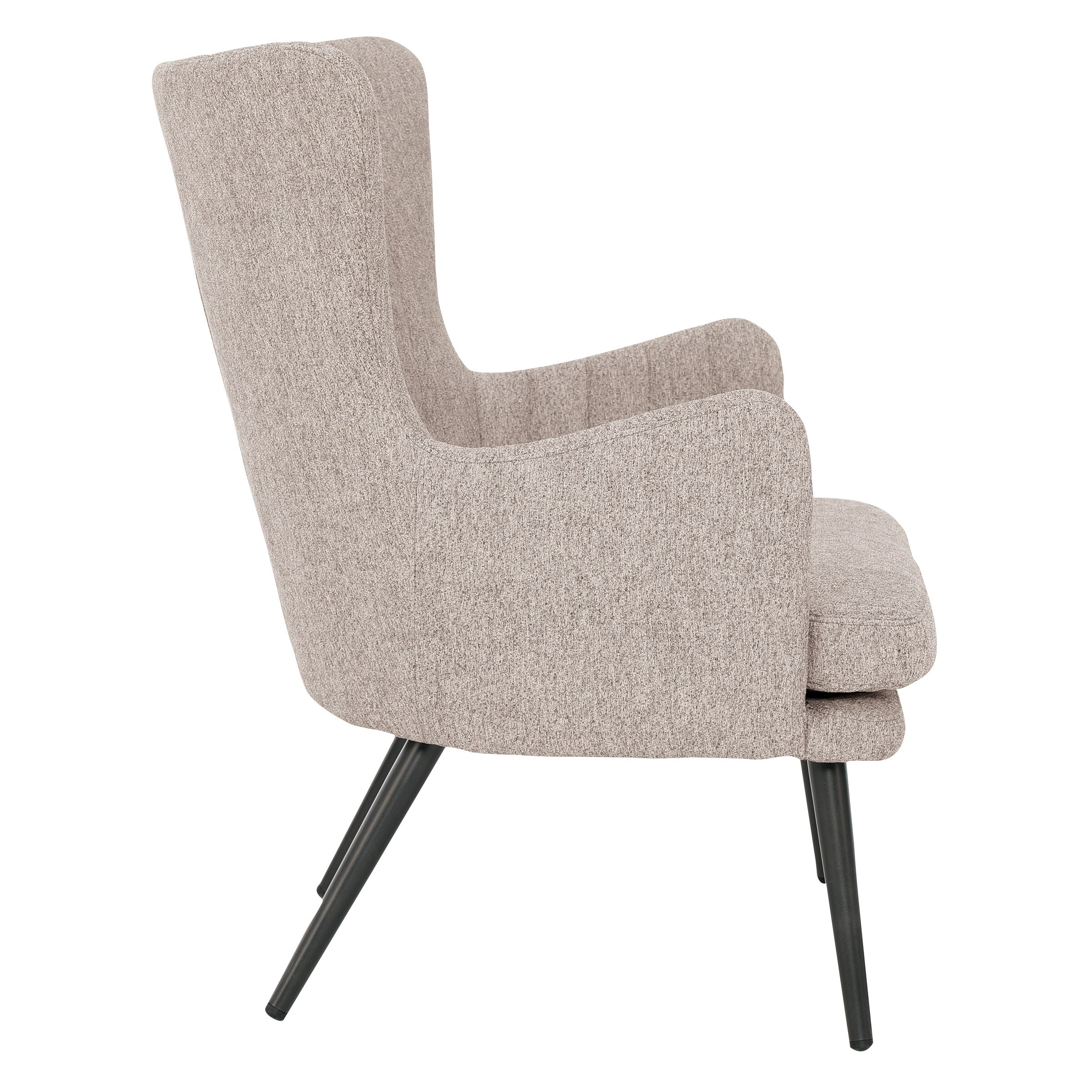 Jenson Accent Chair with Fabric and Grey Legs - Picture 9 of 15