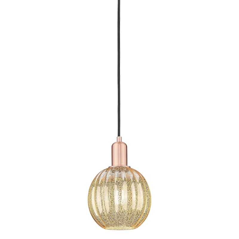 Innovations Lighting 716-1P-11-7 Preston Pendant Preston 7" Wide Mini - Antique Copper / Mercury