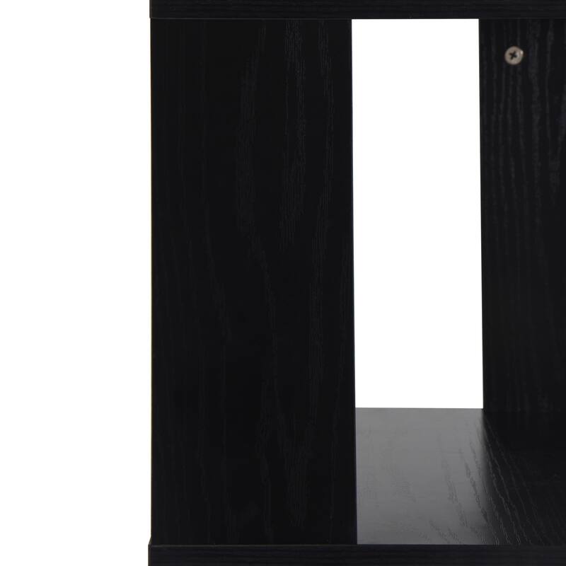 5 tier Rotating Bookshelf, Modern Floor Rack Simple Bookcase