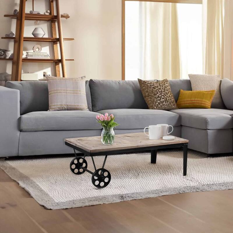 Burnham Home Designs Prescott Coffee Table - Reclaimed Wood - Natural