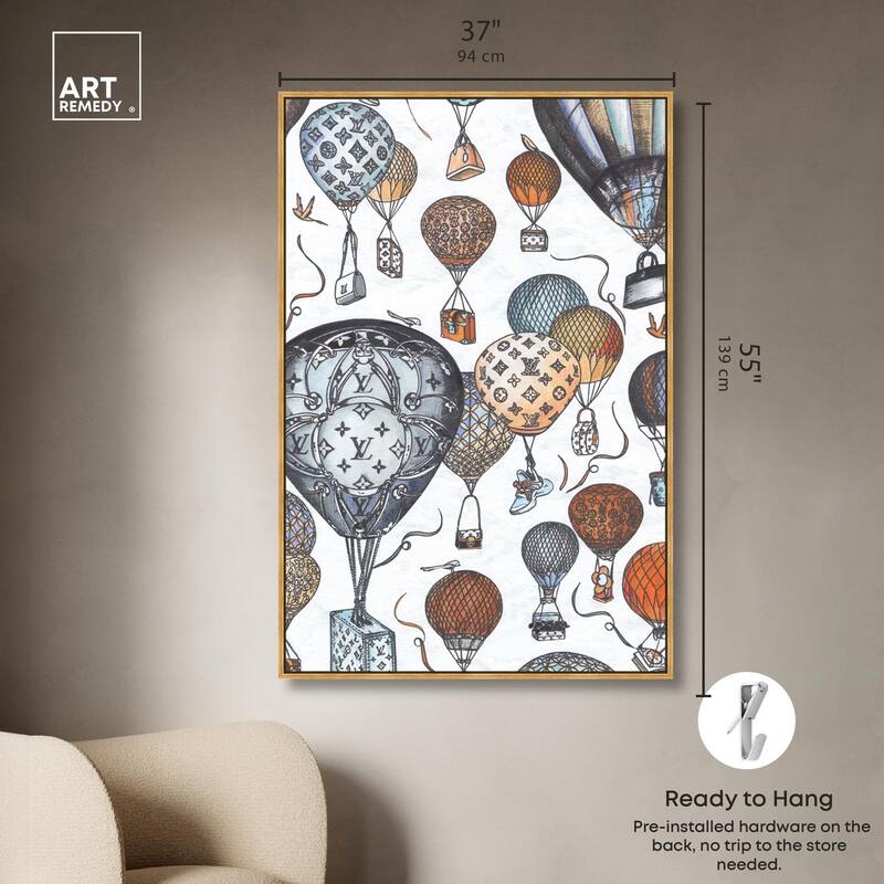Doll Memories - Fashion Balloons Canvas by Art Remedy
