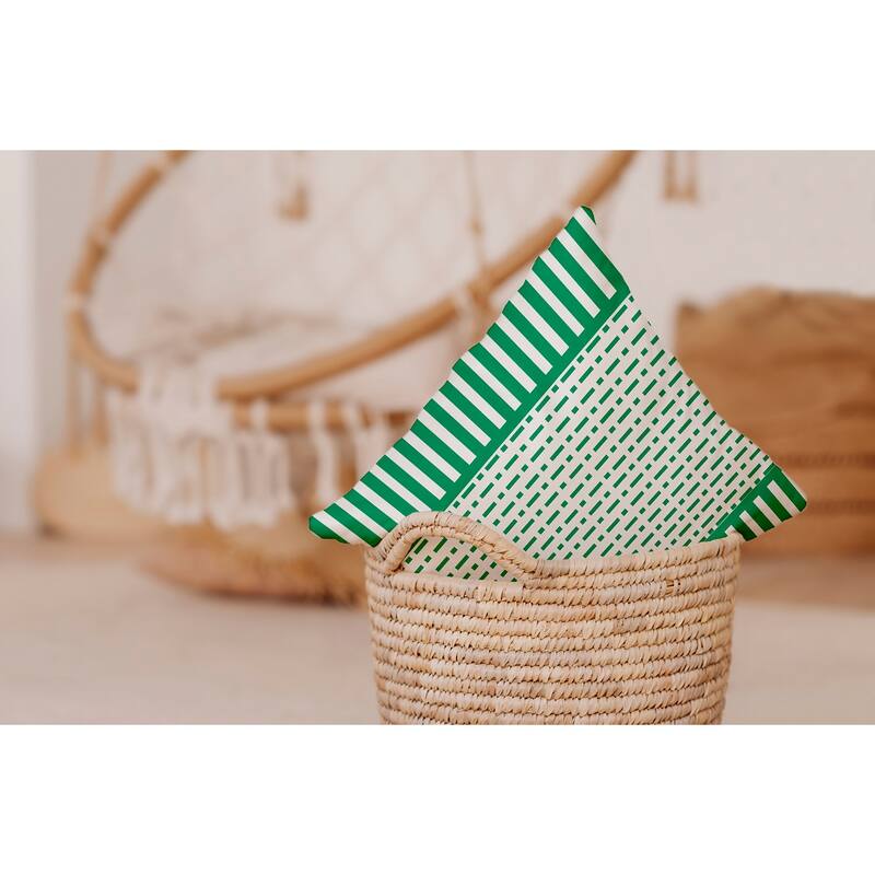 Dots and Dashes Decorative Throw Pillow