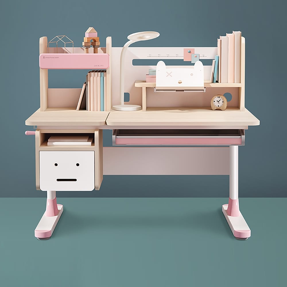 Study Table Multifunctional School Students Writing Drawing Desk Kids Desk And Chair Set Height Adjustable Childrens Desk And Chair Set Interactive Workstation Blue 80x49cm Kids Furniture Home Kitchen Your kids and children can both study and play with it at the same time. chair set interactive workstation blue