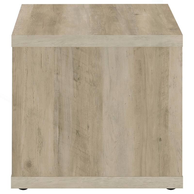 Charming Engineered Wood Side End Table with Rustic Finish for Versatile Spaces