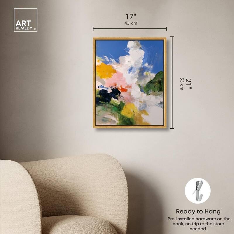 Clouds and Color II Canvas by Art Remedy
