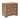 Driftwood Transitional 3 Drawer Nightstand with Charging Station