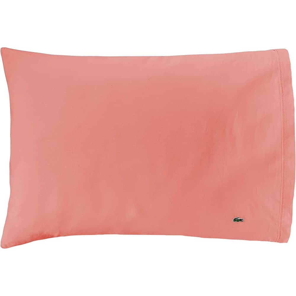 Lacoste Percale Cotton 2-Piece Pillowcase Set