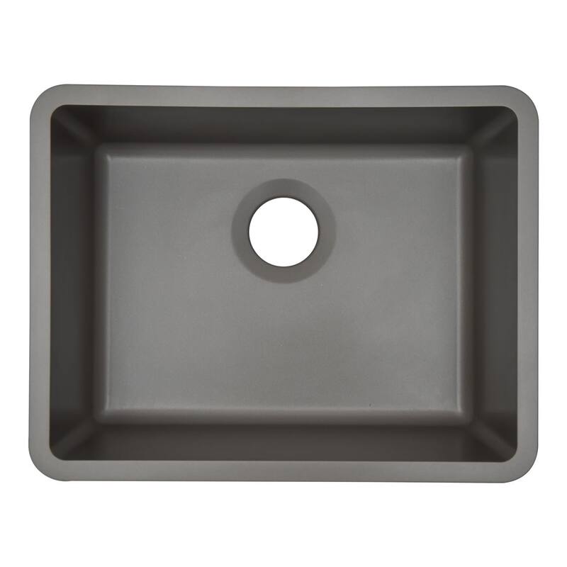 23" x 18" Quartz Kitchen Sink, single bowl kitchen sink, Drop in Kitchen Sink, Granite Composite Kitchen Sink,... - 23"x18"