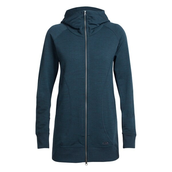 icebreaker women's dia long hooded jacket