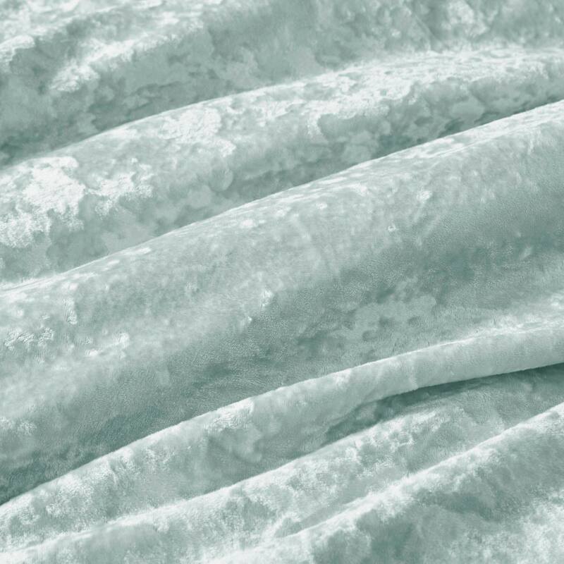 GDF Studio - Arya Crushed Velvet Sherpa Reversible Comforter Set