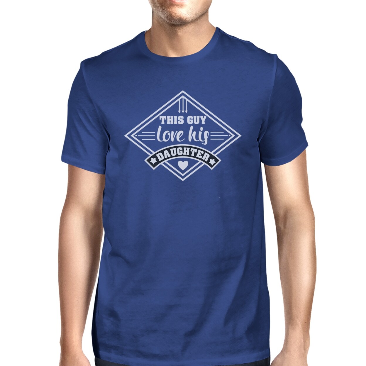Shop 365 Printing This Guy Love His Daughter Mens T Shirt Perfect