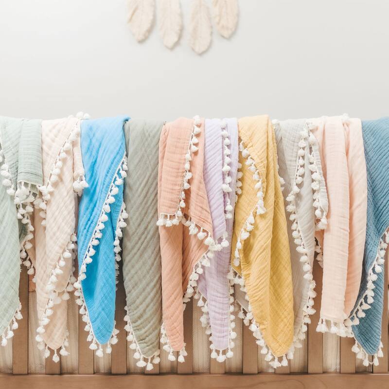 Crane Baby 6-Layer Muslin Blanket