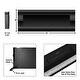 preview thumbnail 2 of 4, Hastings Home 54" Electric Fireplace- Wall Mount, Front Vent, LED Flame Technology & Remote Control - 54” x 20” x 4.75”