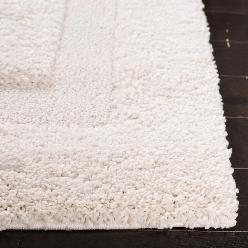 SAFAVIEH Florida Shag Carlinde Border 1.2-inch Thick Rug
