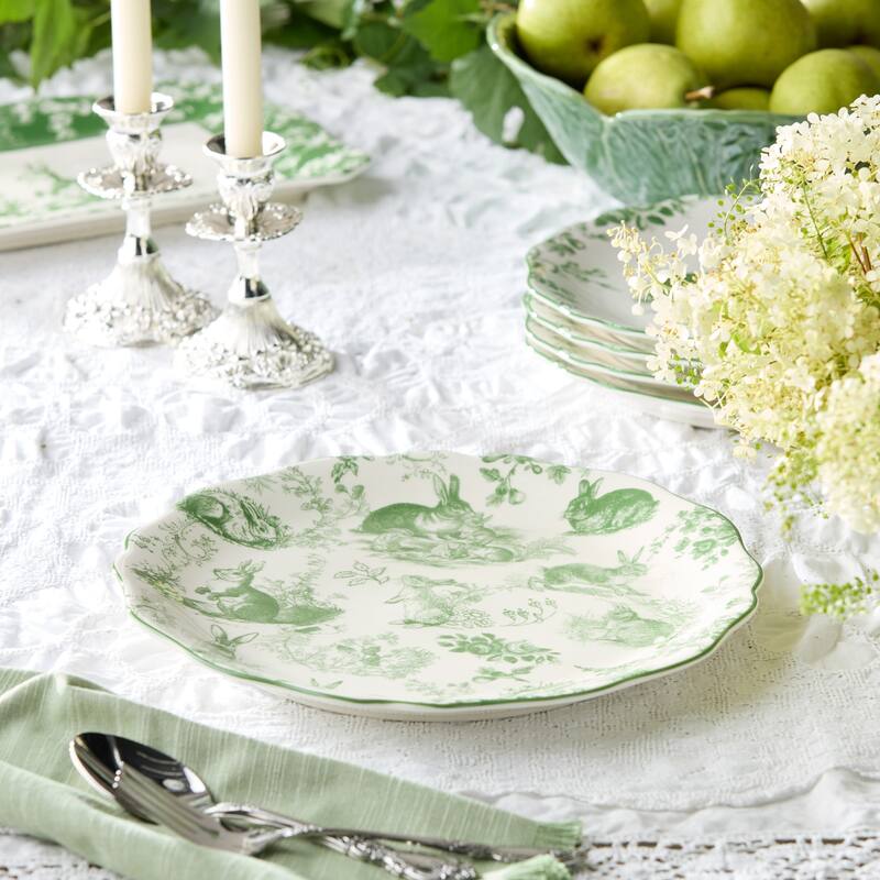 Certified International Le Jardin Round Platter 13" - 13"W x 13"D x 1.125"H