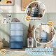 preview thumbnail 4 of 19, 4 Tier Kids Storage Unit, 4 Drawer Chest Toy Organizer Plastic Bins for Bedroom Nursery Living Room for Boys Girls Toddlers