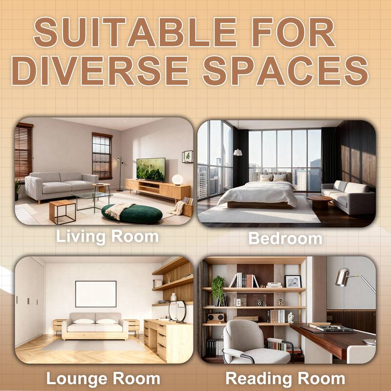 Accent Chair, Mid-Century Modern Armchair with Solid Wood Legs, Reading Leisure Chair with High Back for Living Room