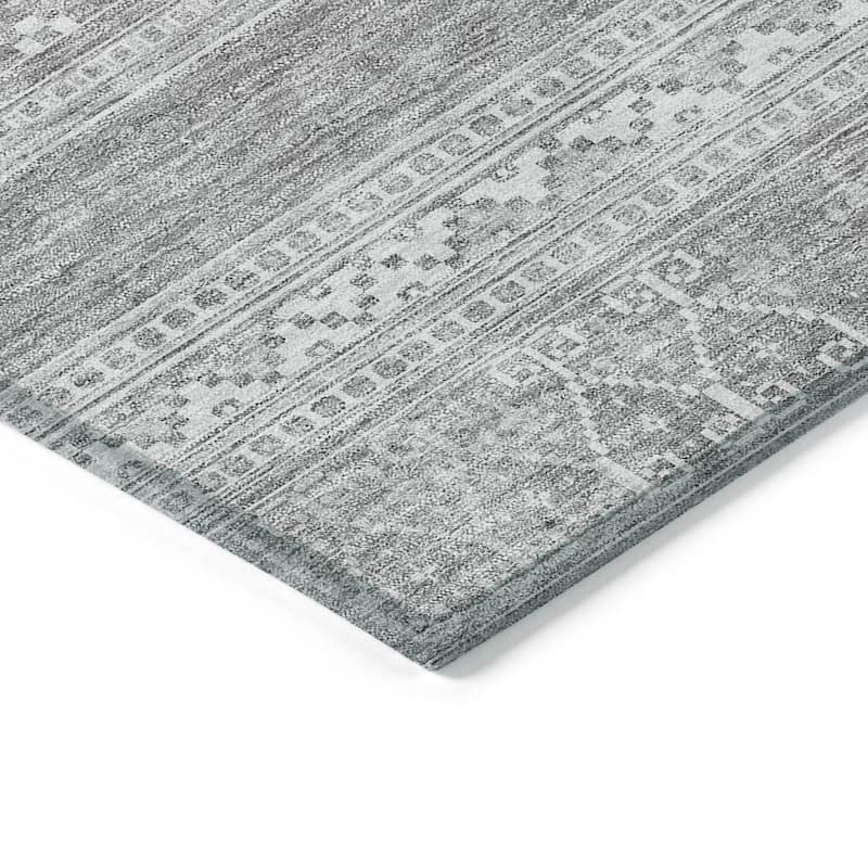 Machine Washable Indoor/ Outdoor Chantille Boho Tribal Rug