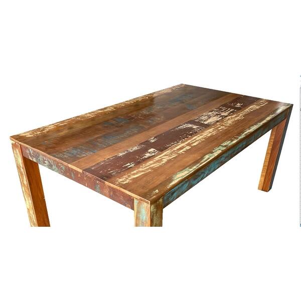 Trinidad Dining Table in MultiColor Reclaimed Wood Bed Bath & Beyond