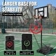 preview thumbnail 8 of 7, Backyard Driveway Indoor Outdoor Adjustable Basketball Hoop for Adults