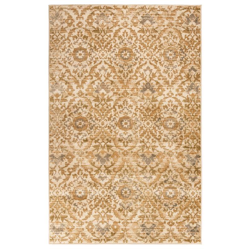 Superior Traditional Oriental Floral Indoor Area Rug - 5' x 8' - Sage