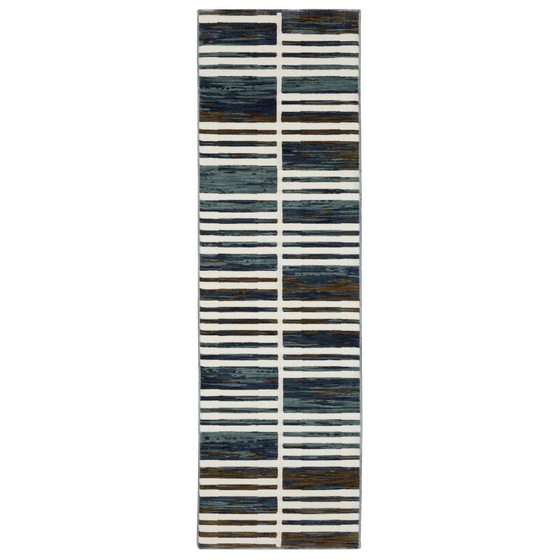 HomeRootsGeometric Modern Rectangle Area Rug