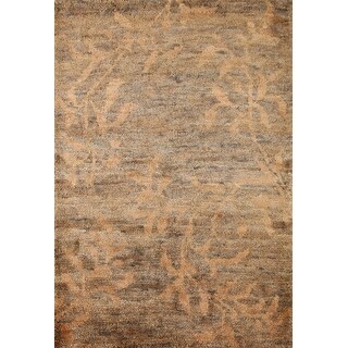 Abstract Moroccan Oriental Area Rug Handmade Outdoor Jute Carpet - 4'10 ...