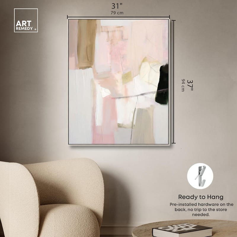 Pistachio Pink II Canvas by Art Remedy