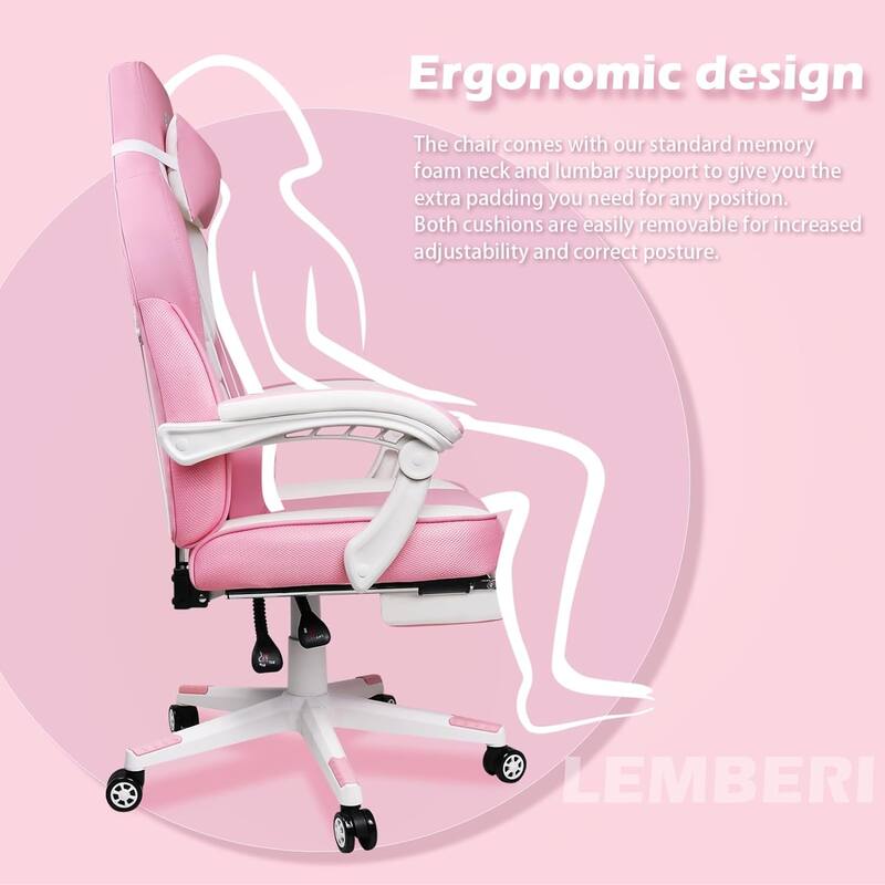 BOSSIN Racing Style Gaming Chair,300 lbs Big and Tall gamer chair High Back Computer Chair