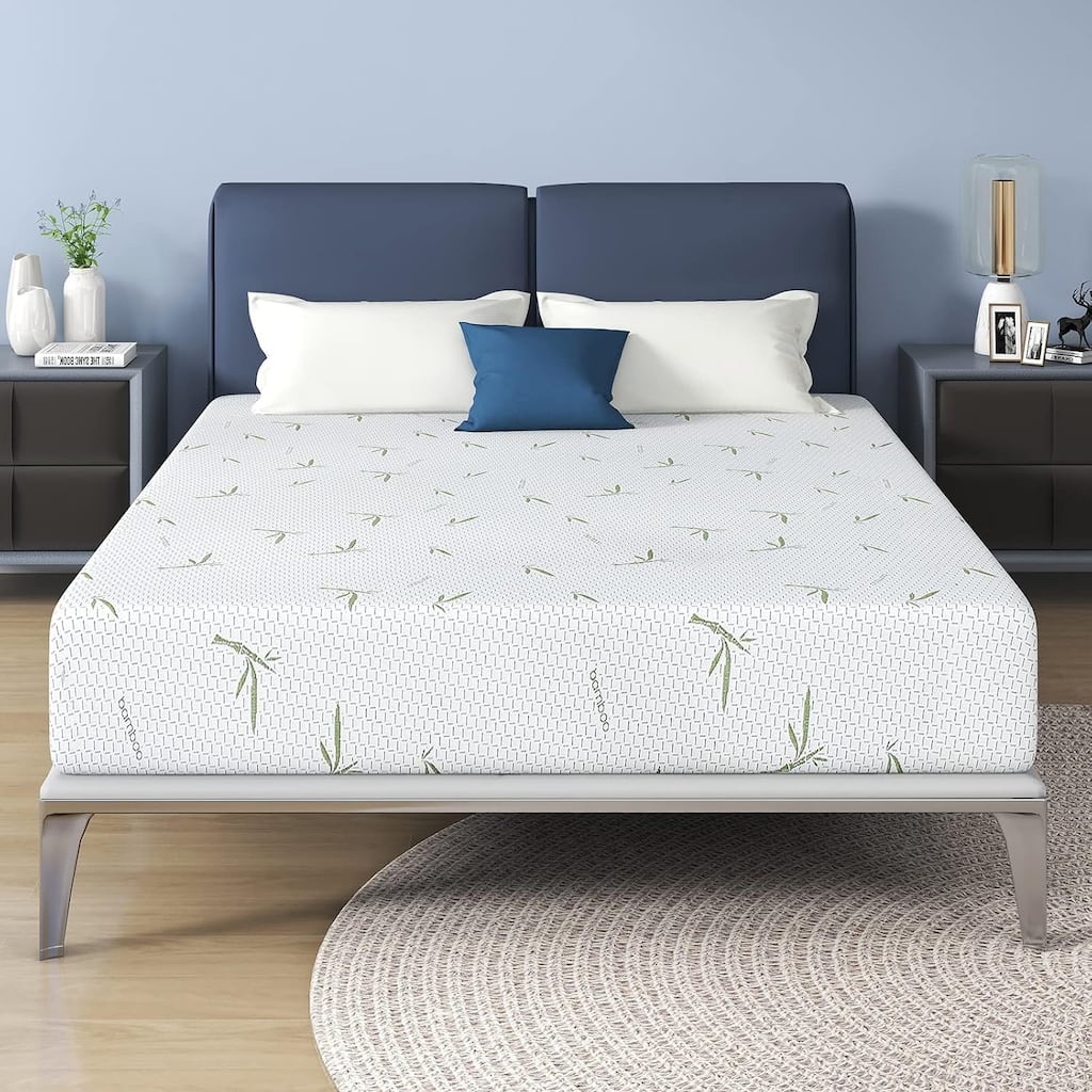 10 Inch Cooling Gel Memory Foam Mattress / Pressure Relieving / CertiPUR-US Certified / Bed-in-a-Box