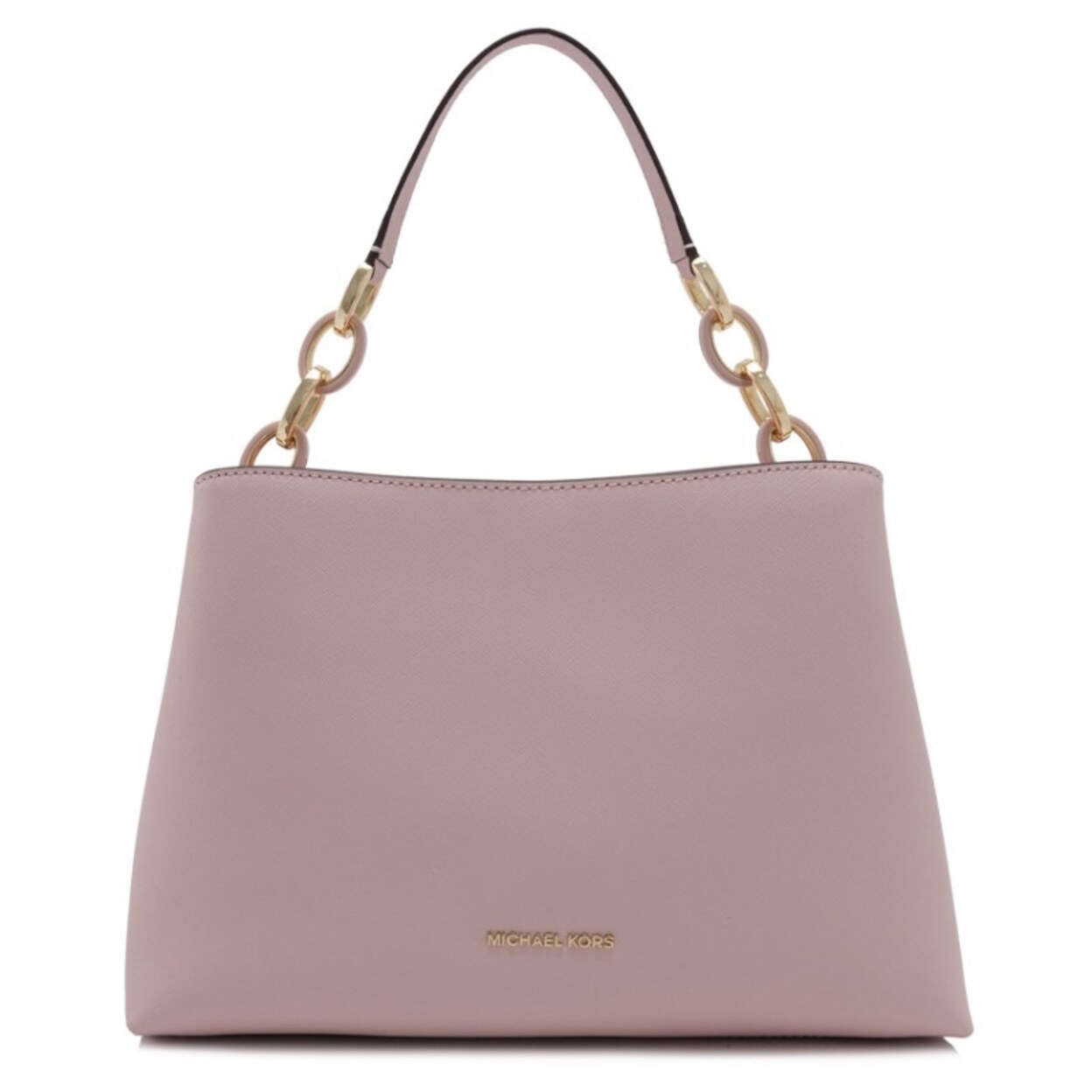 michael michael kors jasmine polished leather top handle satchel
