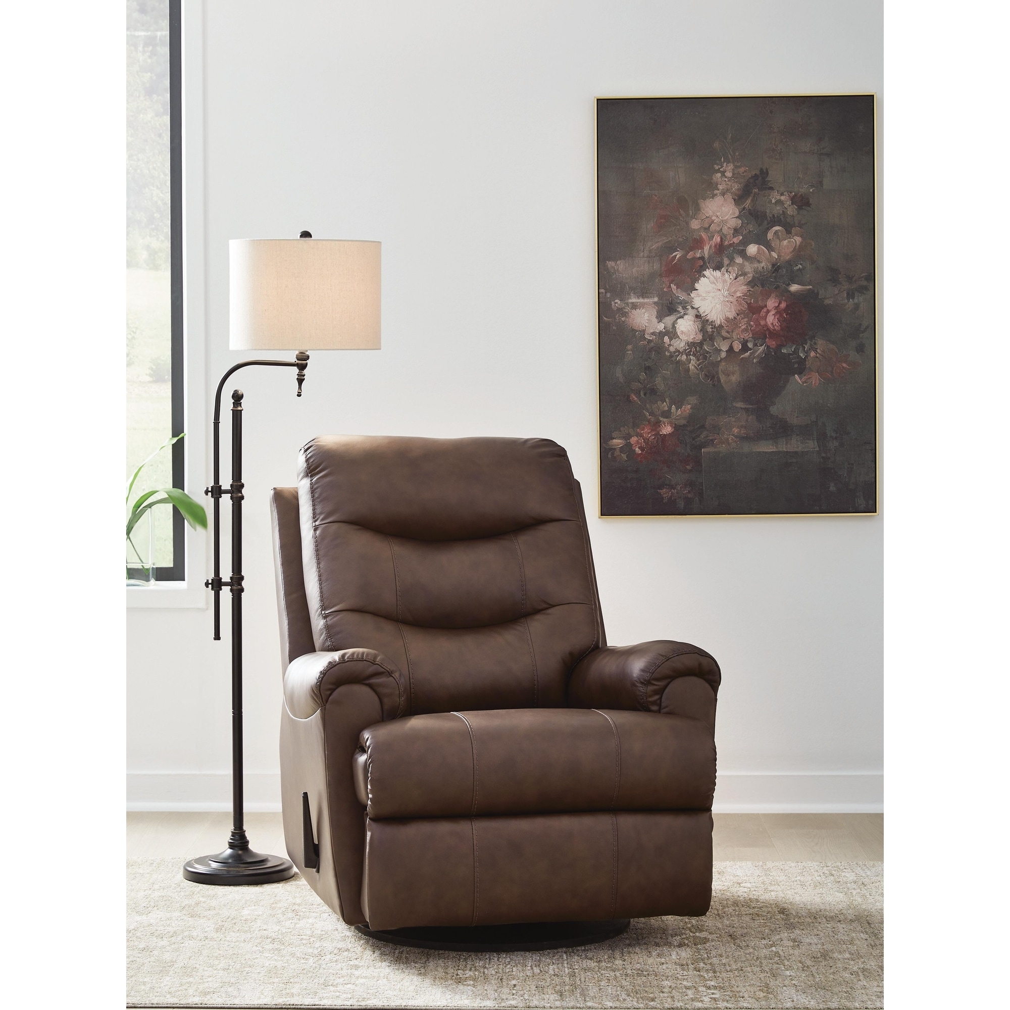 Signature Design by Ashley Cedarbrooke Swivel Glider Recliner