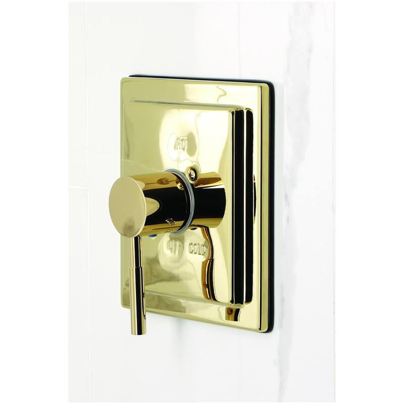 Kingston Brass KB589.DL Concord Tub and Shower Trim Package with 1.8