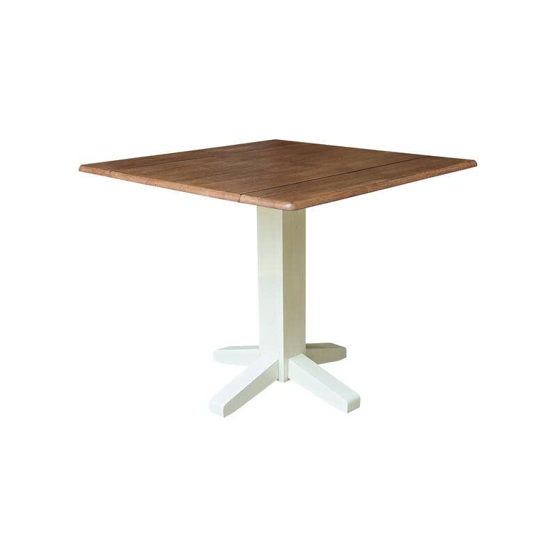 Square Dual Drop Leaf Dining Table